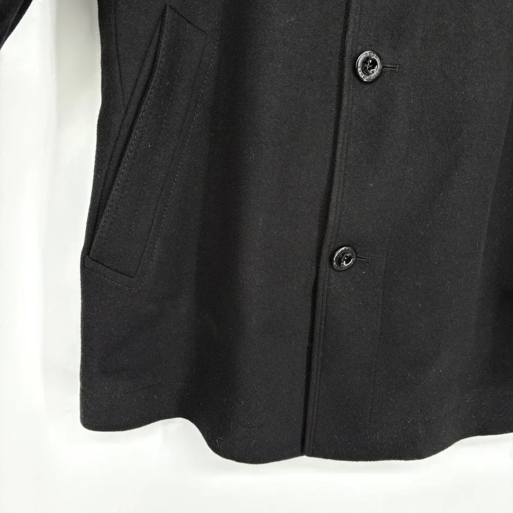 Hugo Boss Black Label by Hugo Boss Jacket Wool Blend Coat‎ Jacket Peacoat 40R
